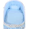 Kurv med kaleche til baby  Blå Carina