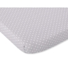 Lagen lavet af bomuld for tremmeseng 120x60cm  Grå Polkaprikker Bomuld