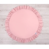 Legetæppe med flæskant til gulvet sengehimmel Støvet Pink
