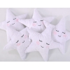 LITTLE STAR Pude med rangle  Hvid