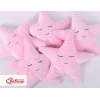 LITTLE STAR Pude med rangle  Lyserød Pink