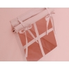 Mega Sæt: Børne tipi telt med legetæppe og puder + dekorative fjer GRATIS!  Støvet Pink