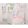 Myggenet til babyseng lavet af tyl  Beige Sifonki