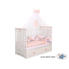 Myggenet til babyseng lavet af tyl  Beige Sifonki