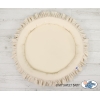 Rede med flæser  Beige
