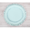 Sengehimmel med Babynest med flæser  Mint Bomuld