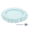 Sengehimmel med Babynest med flæser  Mint Bomuld