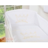 Sengerand til babyseng Little Prince / Princess  Hvid