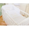 Sengerand til babyseng Little Prince / Princess  Hvid