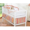 Sengesæt for babyseng 2 dele - Hanging Hearts  Orange Striber
