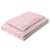 Sengetøj af bomuld 140x200 Junior  Lyserød Pink Ballerinaer