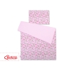 Sengetøj af bomuld 140x200 Junior  Lyserød Pink Sommerfugle