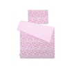 Sengetøj af bomuld 140x200 Junior  Lyserød Pink Sommerfugle