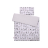 Sengetøjssæt i 2 dele 100x135 Mini  Grå Panda