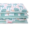 Sengetøjssæt i 2 dele 100x135 Mini  Mint Pindsvin