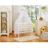 Sideseng med madras og sengetøjssæt Little Prince/Princess  Beige