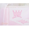 Sideseng med madras og sengetøjssæt Little Prince/Princess  Lyserød Pink