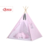 Teltsæt Tipi Telt Børn  Lyserød Pink Siksak
