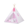 Teltsæt Tipi Telt Børn med legetæppe  Lyserød Pink