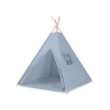 Teltsæt Tipi Telt Børn med legetæppe  Pastel Blå
