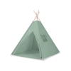 Teltsæt Tipi Telt Børn med legetæppe  Pastel Grøn