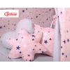 Teltsæt Tipi Telt Børn med legetæppe + puder sæt   Blå Lyserød Grå Pink Stjerner