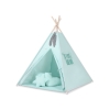 Teltsæt Tipi Telt Børn med legetæppe + puder sæt   Mint