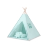 Teltsæt Tipi Telt Børn med legetæppe + puder sæt   Mint