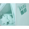 Teltsæt Tipi Telt Børn med legetæppe + puder sæt   Mint