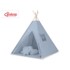 Teltsæt Tipi Telt Børn med legetæppe + puder sæt   Pastel Blå