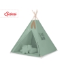 Teltsæt Tipi Telt Børn med legetæppe + puder sæt   Pastel Grøn