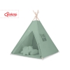 Teltsæt Tipi Telt Børn med legetæppe + puder sæt   Pastel Grøn