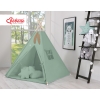 Teltsæt Tipi Telt Børn med legetæppe + puder sæt   Pastel Grøn