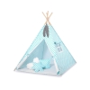 Teltsæt Tipi Telt Børn med legetæppe + puder sæt   Turkis