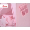 Tipi sæt til børn med legetæppe og puder  Lyserød Pink