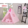 Tipi sæt til børn med legetæppe og puder  Lyserød Pink
