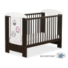 Tremmeseng 120x60cm til baby Munter Ugler    Hvid