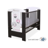 Tremmeseng 120x60cm til baby Munter Ugler    Hvid