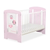 Tremmeseng 120x60cm til baby Munter Ugler    Lyserød Pink