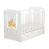 Tremmeseng med Skuffe til baby Bamse Barnaba  MAXI