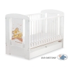 Tremmeseng med Skuffe til baby Bamse Barnaba  STANDARD