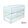 Tremmeseng med Skuffe til baby Hjerter   STANDARD