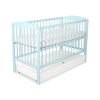 Tremmeseng med Skuffe til baby Hjerter   STANDARD