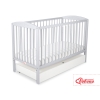Tremmeseng med Skuffe til baby Hjerter   STANDARD