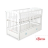 Tremmeseng med Skuffe til baby Stjerner  MAXI Stjerner