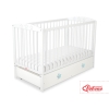 Tremmeseng med Skuffe til baby Stjerner  MAXI Stjerner