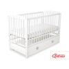 Tremmeseng med Skuffe til baby Stjerner  MAXI Stjerner
