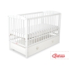 Tremmeseng med Skuffe til baby Stjerner  MAXI Stjerner