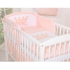 Universel sengerand til babyseng - Little Prince/Princess  Pulverrosa