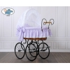 Vintage babykurv  Hvid Lilla Christine
